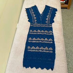 Nightcap Blue Lace Dress size 1